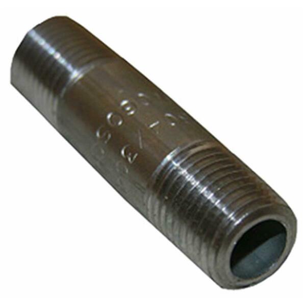 True Value 0.25 x 2 in. Stainless Steel Pipe Nipple 209789